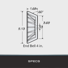 Tie Down 86142 PVC Roller Assy w/End Caps 4in