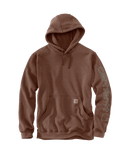 Carhartt® Loose Fit Midweight Logo Sleeve Graphic Hoodie