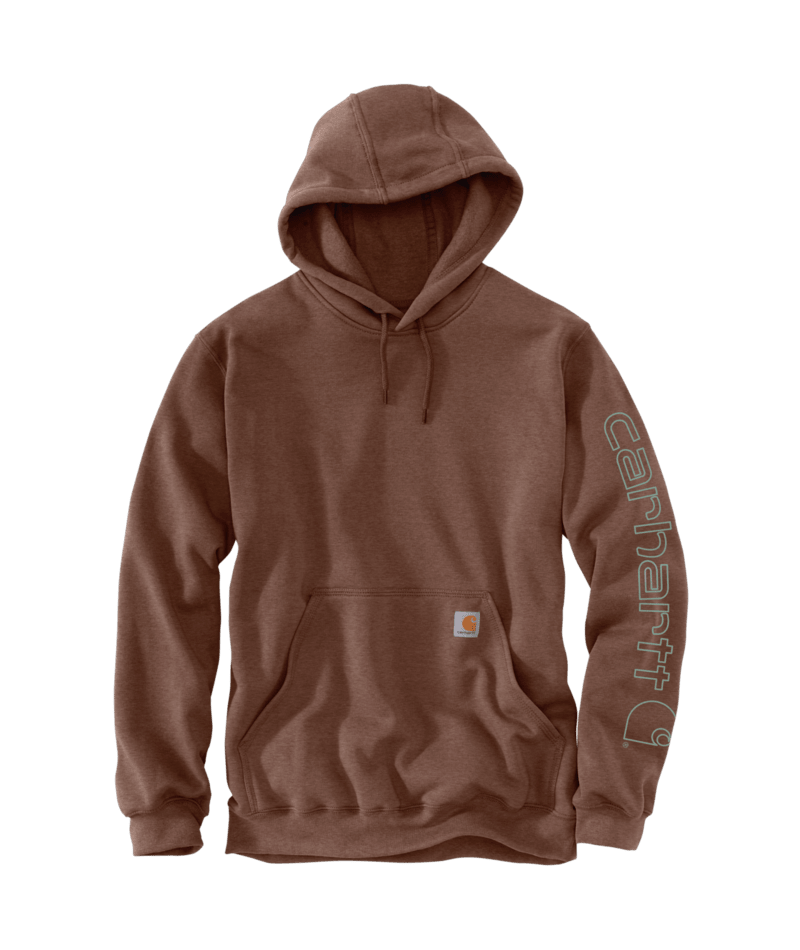 Carhartt® Loose Fit Midweight Logo Sleeve Graphic Hoodie