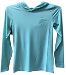 Tormenter Ladies Heathered Hooded Spf Shirt Mint / X-Small