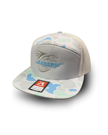 SGO Tuna Strike Camo 7-Panel Snapback Trucker Hat