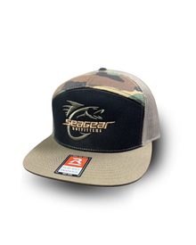 SGO Tuna Strike Camo 7-Panel Snapback Trucker Hat