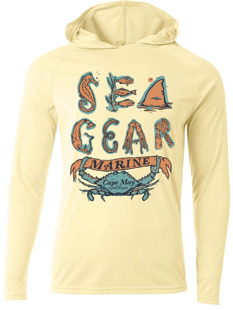 SG Under The Sea LS Sun Hooded Shirt