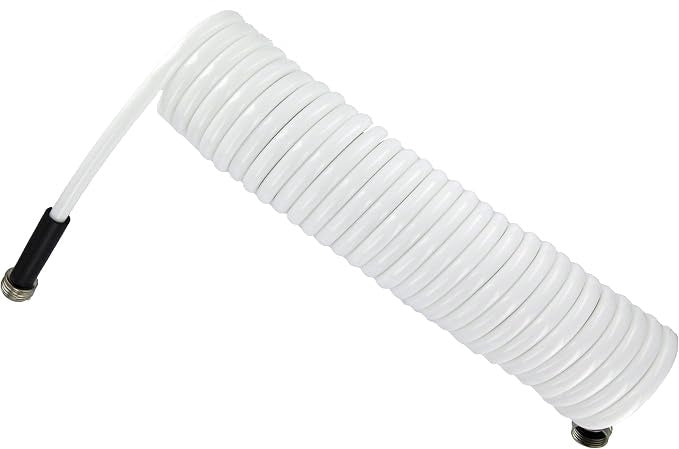 Plastair Spring hose Combo 25' White