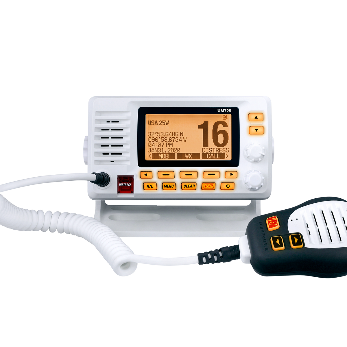 Uniden UM725 Fixed Mount VHF with GPS & Bluetooth