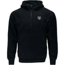 Vallation Noyes Island Fleece Quarter Zip Pullover Black / Large