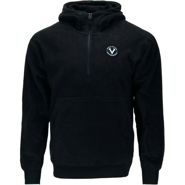 Vallation Noyes Island Fleece Quarter Zip Pullover Black / Large