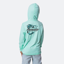 Sea Gear Outfitters Youth Tuna Strike Hooded Sun Shirts H980
