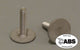 Weld Mount 0.75in Tall #8 x 32 PS62-832-12SS-10 SS Stud 0.62in Base 10 Pack