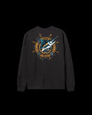 Dark Seas Waterlogged-Long Sleeve Tee Black / LARGE