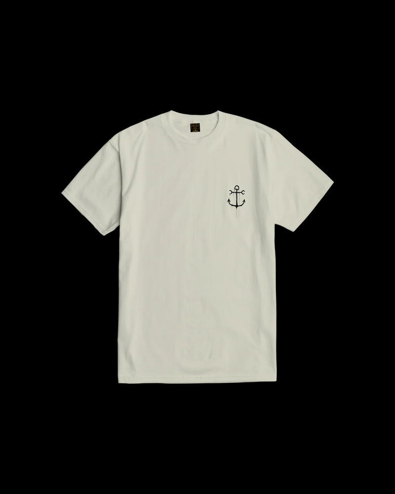 Dark Seas Wet Paint-Tee Cream / LARGE