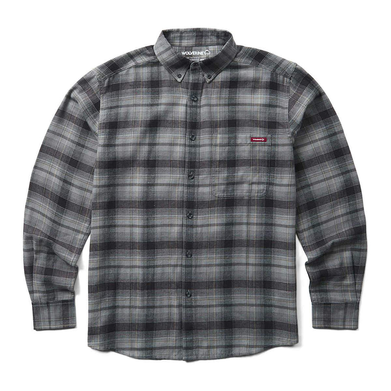 Wolverine Hastings Flannel Shirt Greystone / 2X-Large