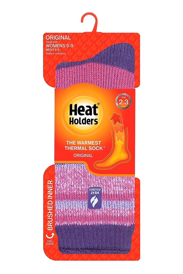 Heat Holders Women's Yasmine Multi Twist Stripe Socks