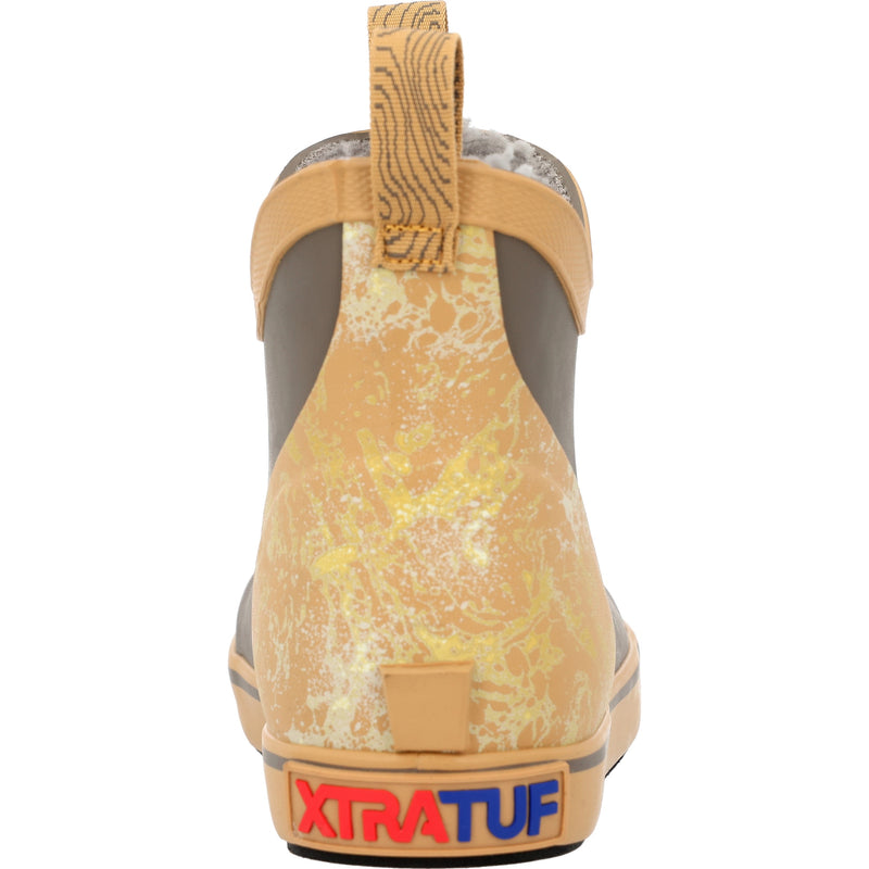 Xtratuf Little Kids Trolling Pack Fleece Lined Ankle Deck Boot Chocolate Chip / 1