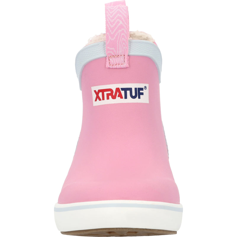 Xtratuf Little Kids Trolling Pack Fleece Lined Ankle Deck Boot Chocolate Chip / 1