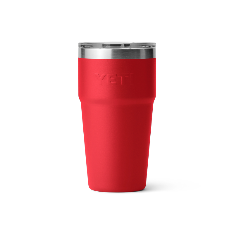 YETI Rambler 16 oz Stackable Pint, Vacuum Insulated, Stainless  Steel with MagSlider Lid, Rescue Red: Tumblers & Water Glasses
