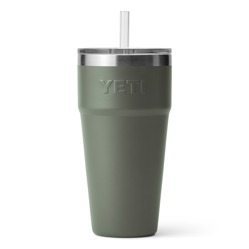 YETI - 26 oz Rambler Stackable Cup With Straw Lid