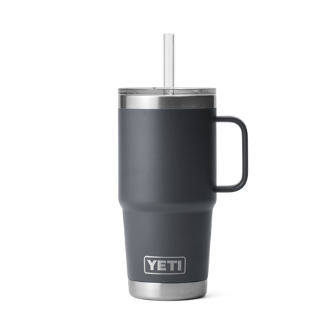 Yeti - Rambler 25 Oz Straw Mug - 25Oz / Charcoal (Core)