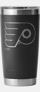 Yeti NHL Flyers Rambler 20oz MS Black