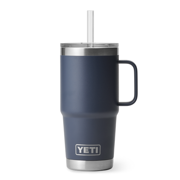 Yeti Rambler 25 Oz Straw Mug Navy