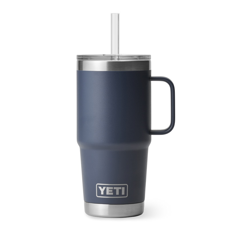 Yeti Rambler 25 Oz Straw Mug Navy