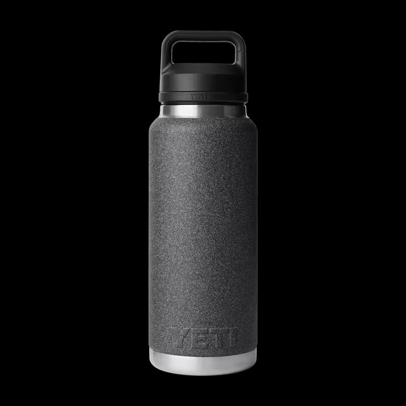 Yeti Rambler 36oz Bottle Chug Black Stone