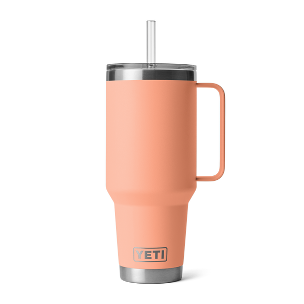 Yeti Rambler 42oz Straw Mug Peach
