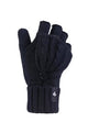 Heat Holders - Womens Melinda Solid Cable Knit Converter Gloves