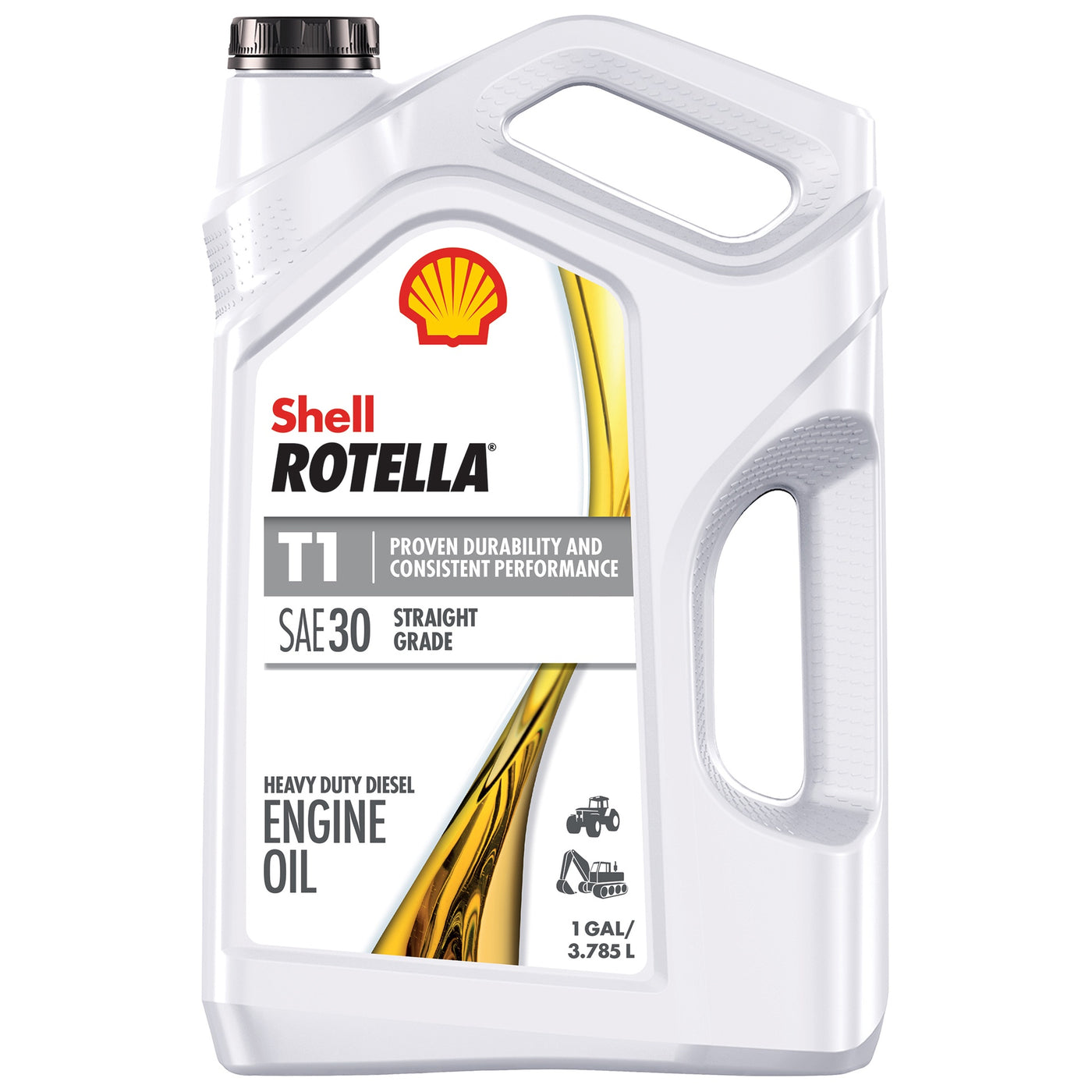 Shell Oil - Rotella T1 Straight Grade Motor Oil 30W Conventional Heavy Duty Diesel