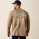 Ariat Men's Rebar Heat Fighter Label LS T-Shirt Greige 10071311