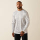 Ariat Men's Rebar Sunblocker Print LS T-Shirt Micro Chip 10071656