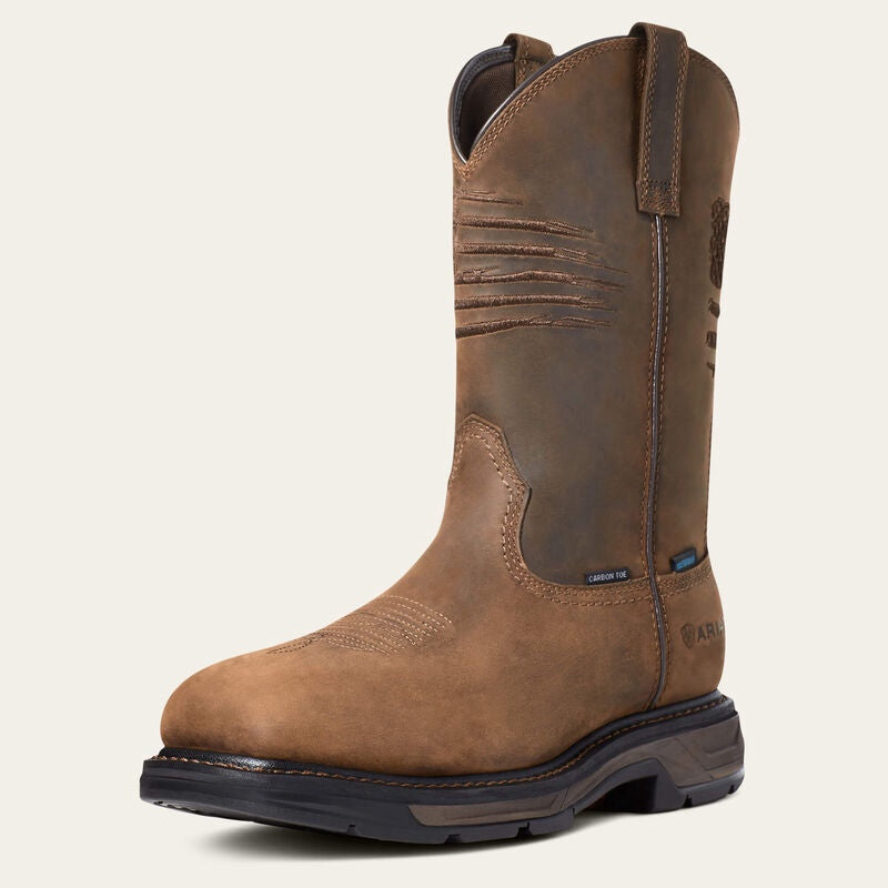 Ariat - WorkHog XT Patriot Waterproof Carbon Toe Work Boot
