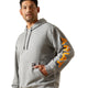 Ariat - Women's Rebar Lightweight Logo 1/2 Zip Hoodie 10083432
