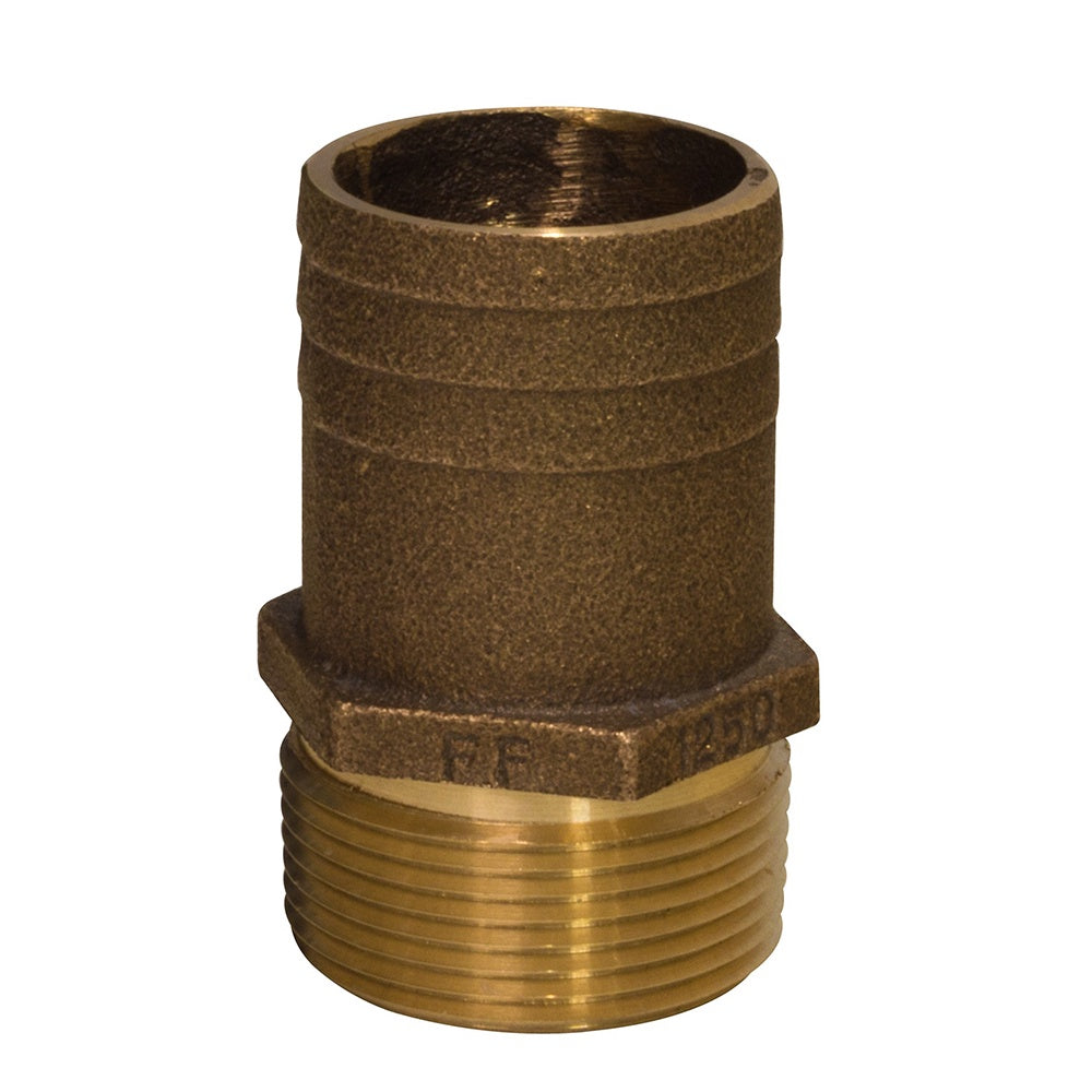 Groco Full Flow Pipe To Hose Adapter With Npt Thread