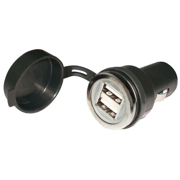 Sea Choice - Usb Dual Charger W/ Dust Cover