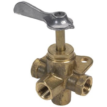 Moeller Brass 4-Way Valve