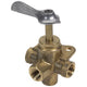 Moeller Brass 4-Way Valve