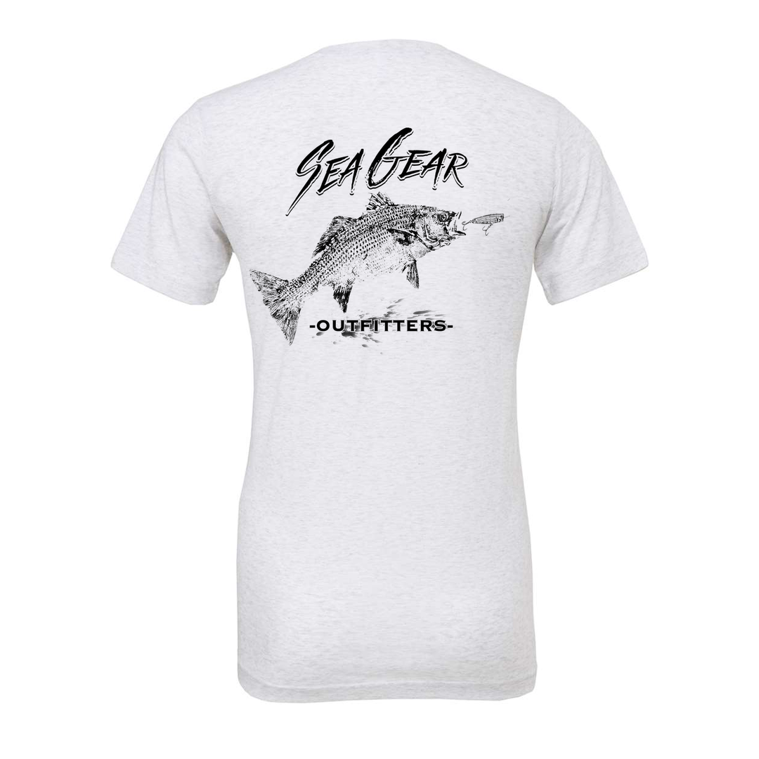 Sea Gear Apparel - Gyotaku Striper Jersey Tee Short Sleeve