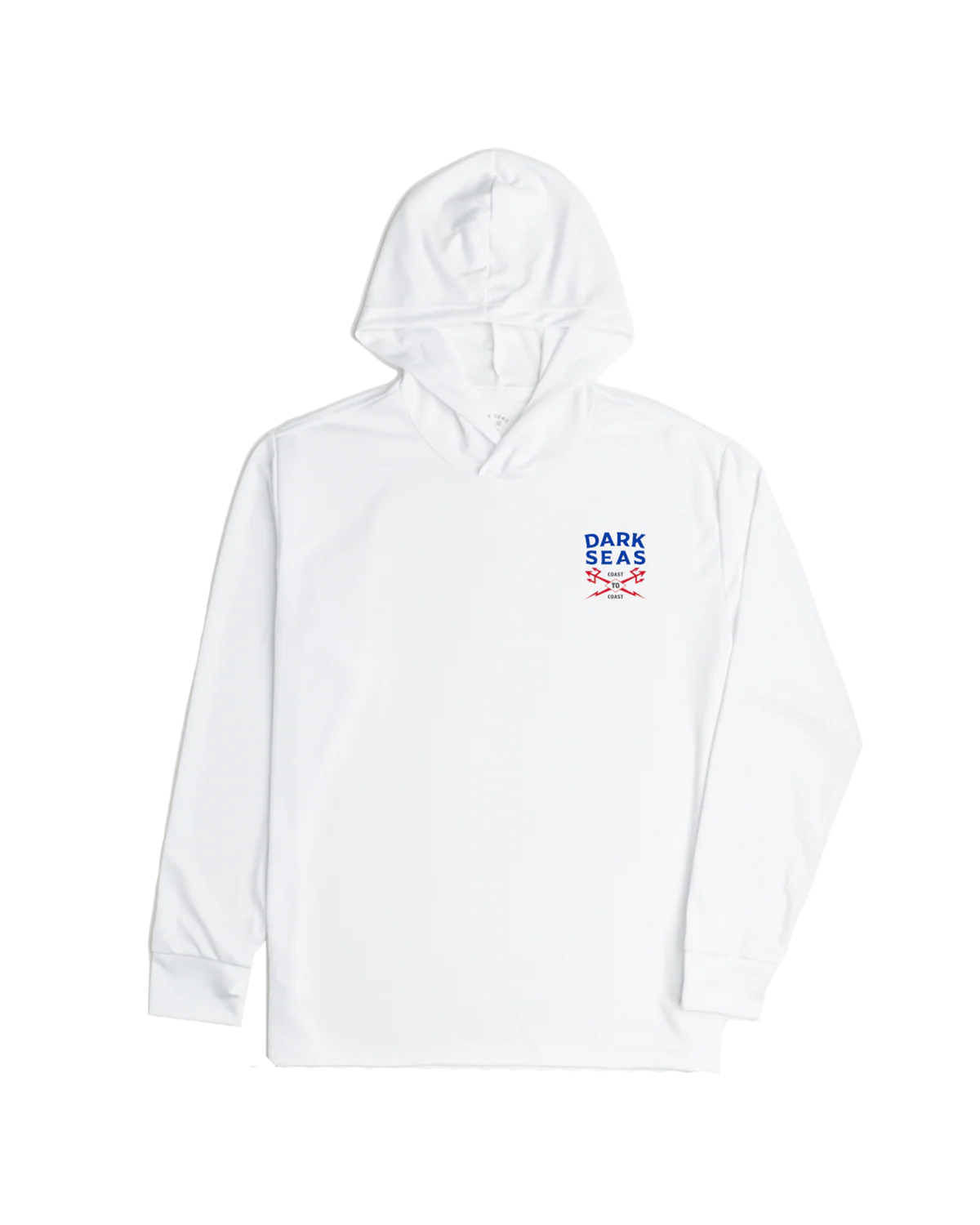 Dark Seas - Boundary Line Uv Hooded Ls T-Shirt