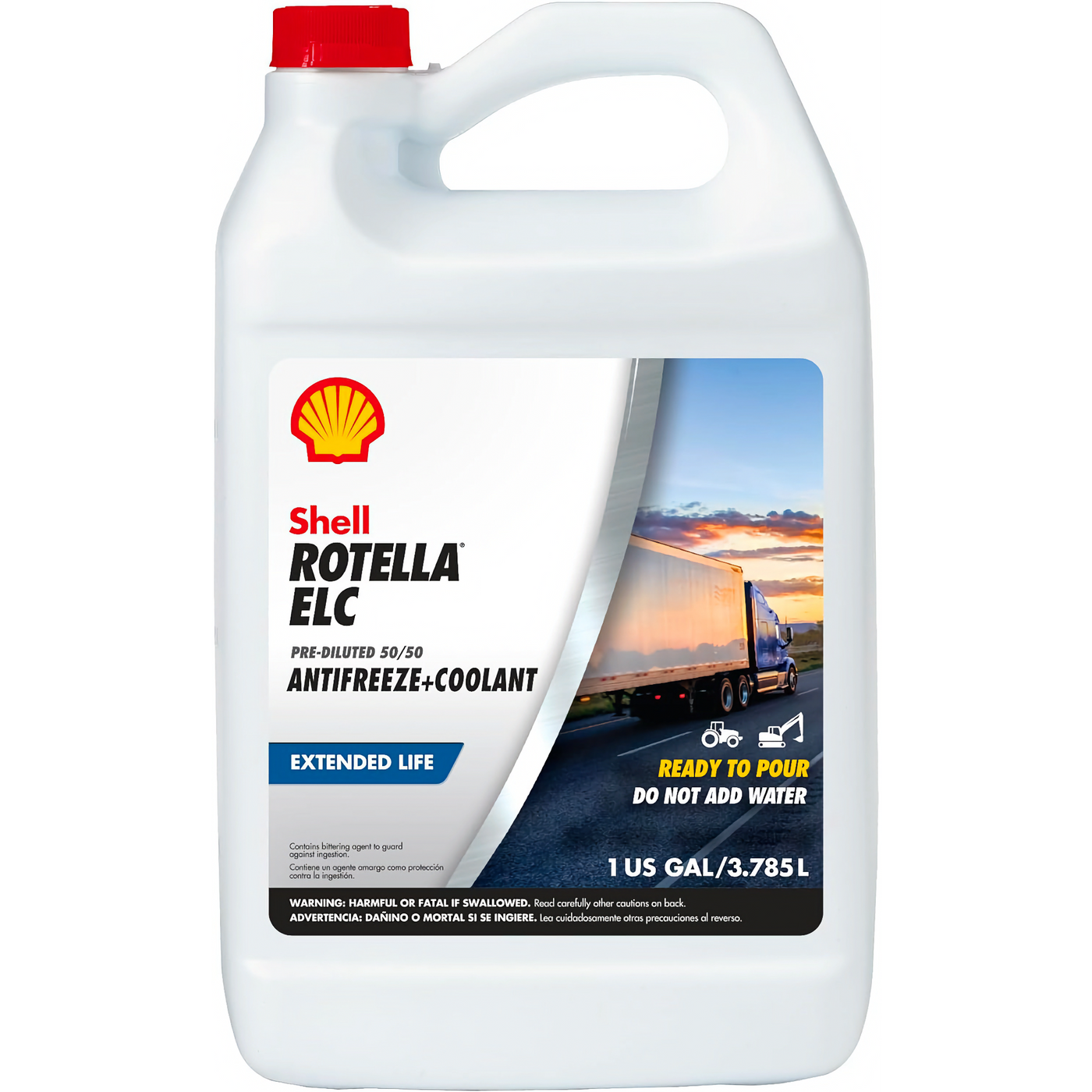 Shell Oil - Rotella ELC Antifreeze Coolant 50/50 Concentrate