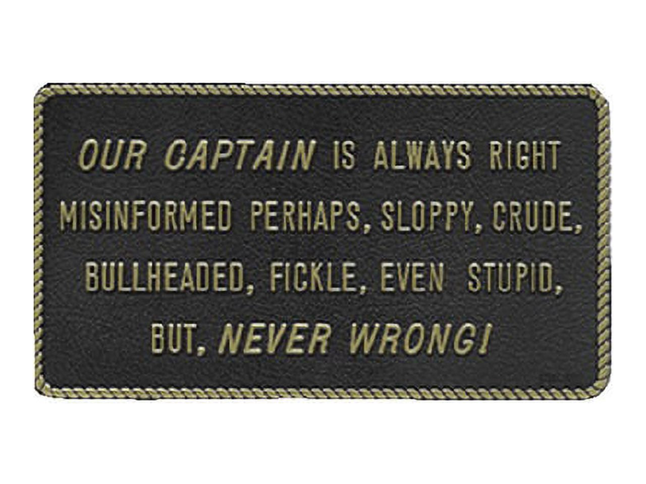 Bernard Our Captain Sticker