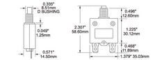 Blue Sea Systems - Push Button Reset Circuit Breaker Screw Terminal