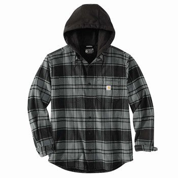 Carhartt - Rugegd Flex Relaxed Fit Flannel Lined Hooded Shirt