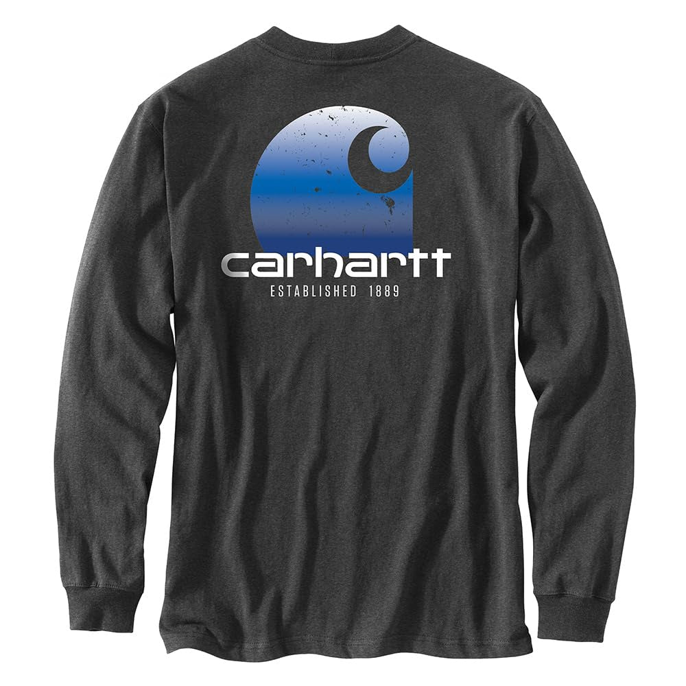 Carhartt - 105952 Relaxed Fit Heavyweight Long-Sleeve Pocket C Graphic T-Shirt