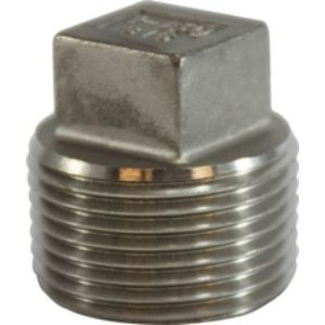 Midland Industries - 316 Stainless Steel Cored Square Head Plug MP