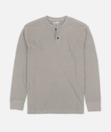 Jetty Seabed Waffle Henley Long Sleeve 1026SEAB