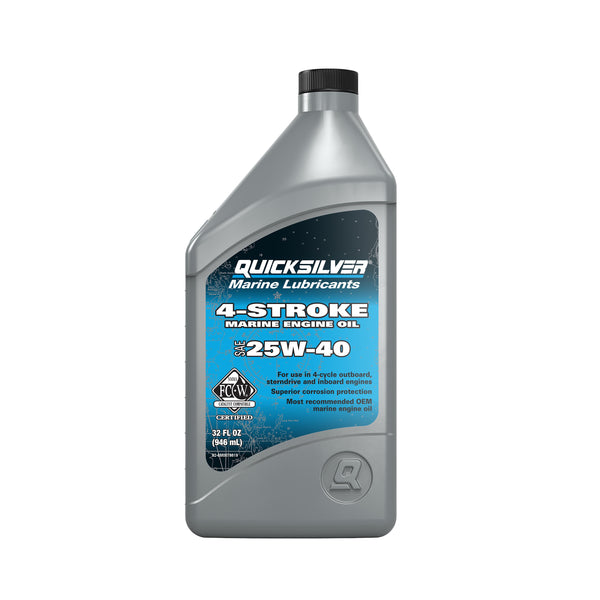 Quicksilver - 4-Stroke 25W/40 Marine Engine Oil