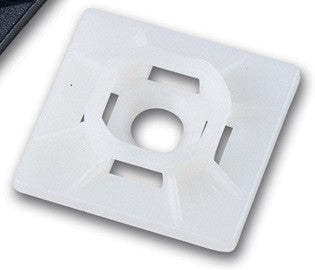 Marinco Adhesive Mounting Base Natural 25 Pk