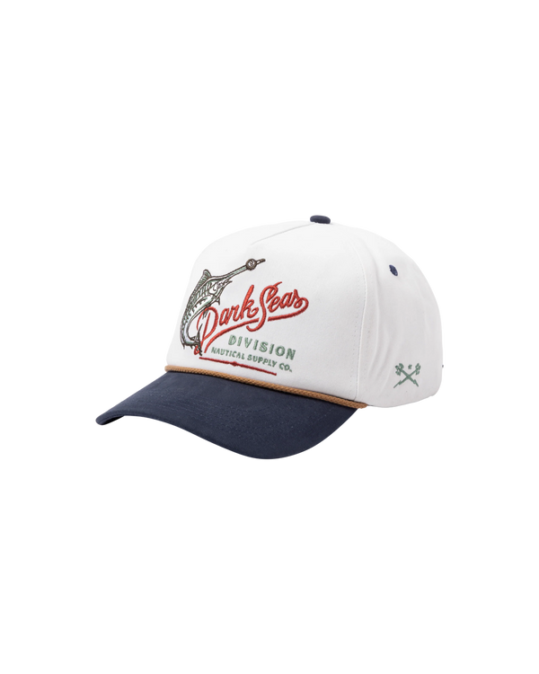 Dark Seas Reyes Hat 321000584 / OS / Off White/Navy