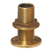 Groco - Brass Thru Hull W/Nut